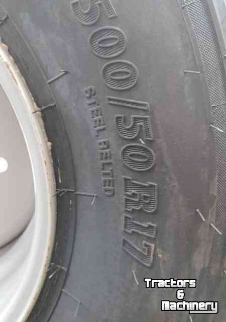 Wheels, Tyres, Rims & Dual spacers BKT 500/50R17 100%