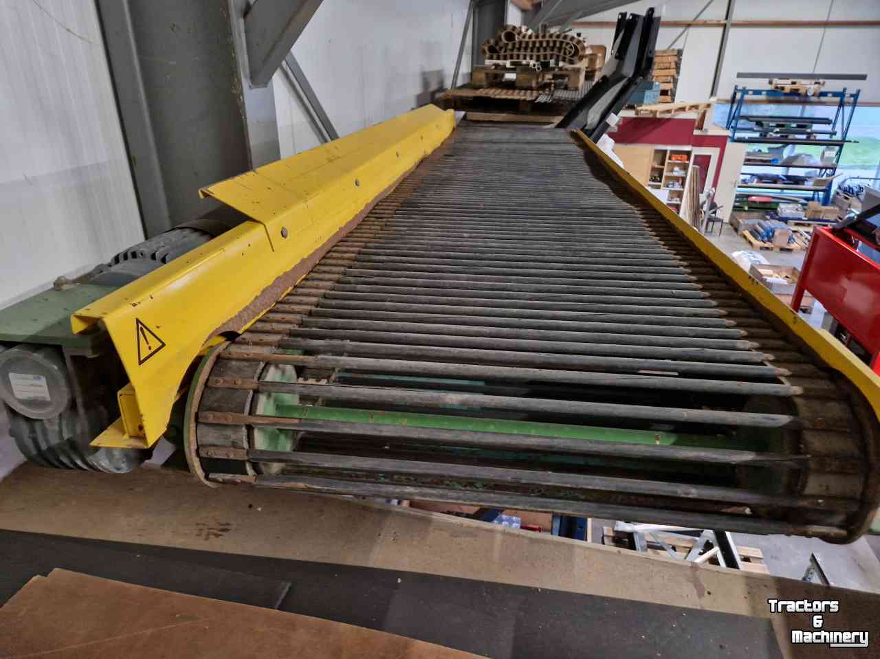 Conveyor Visser Spijlenband transportband