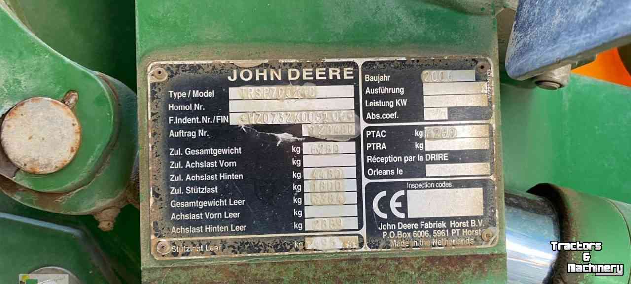 Fieldsprayer pull-type John Deere 732 Anhängespritze Field Sprayer