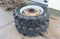 Wheels, Tyres, Rims & Dual spacers Good Year 360/70R28 DT810 trekkerbanden op velgen wielen 8-gaats voorbanden