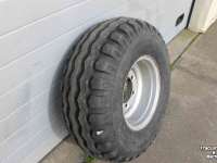 Wheels, Tyres, Rims & Dual spacers BKT 11.5/80-15.3 AW702 14ply wagenband met wiel/velg implement 6-gaats