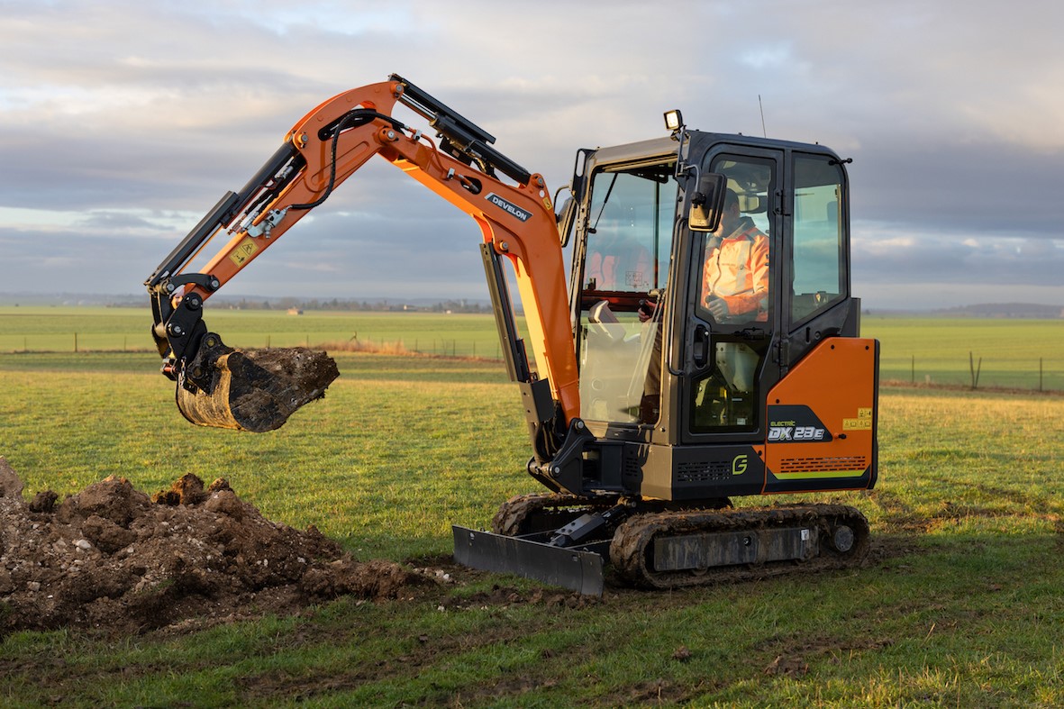 Develon electric mini excavator Develon electric mini excavator