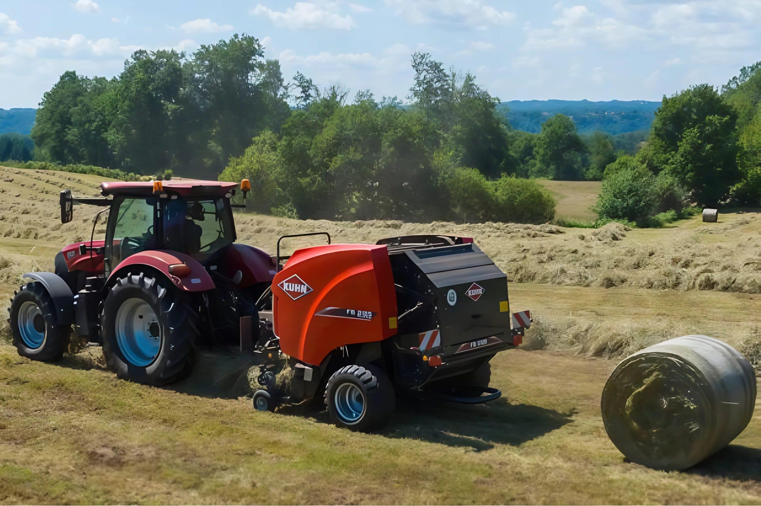 Fixed chamber baler for the farmer