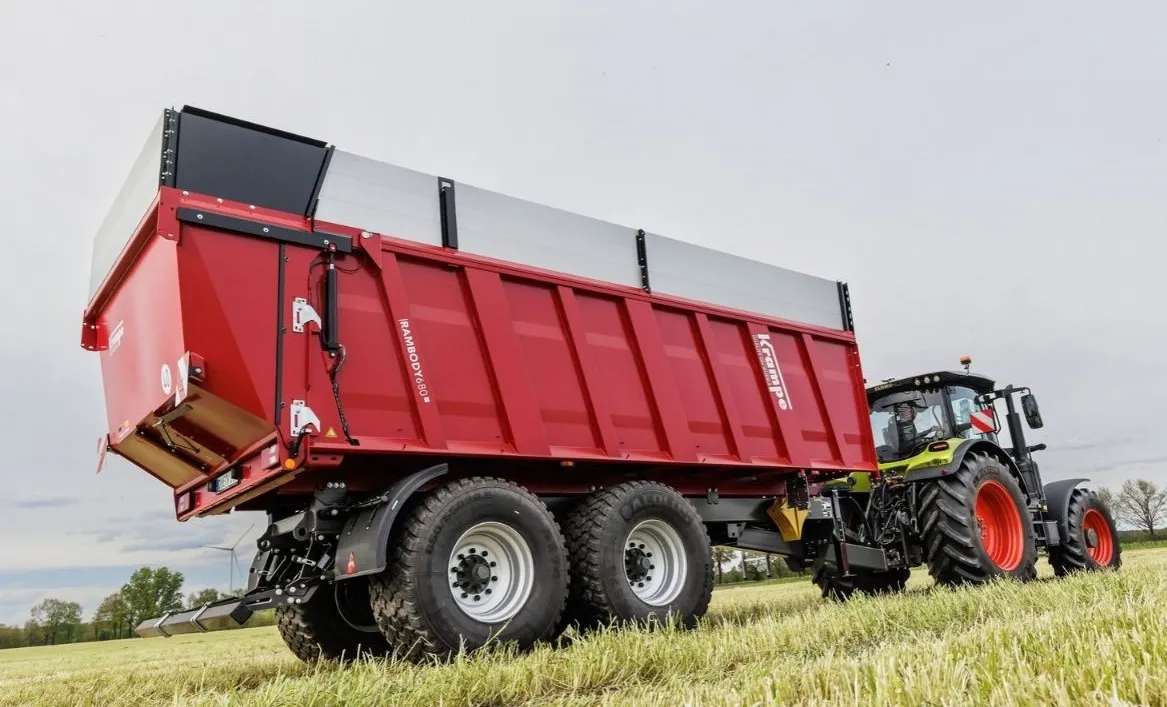 Krampe trailers for Claas Manns and Claas Eastern