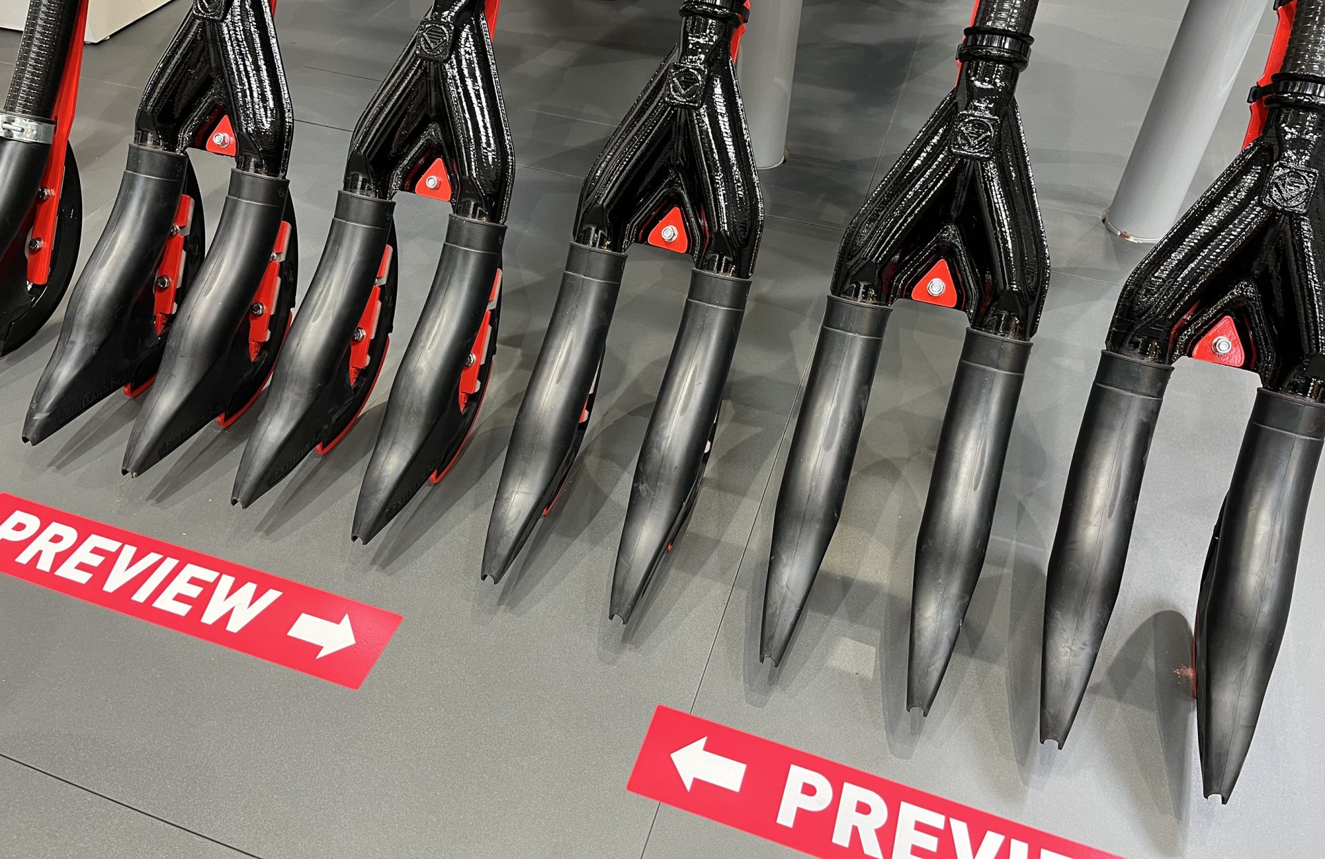 Vogelsang halves trailing shoe row spacing