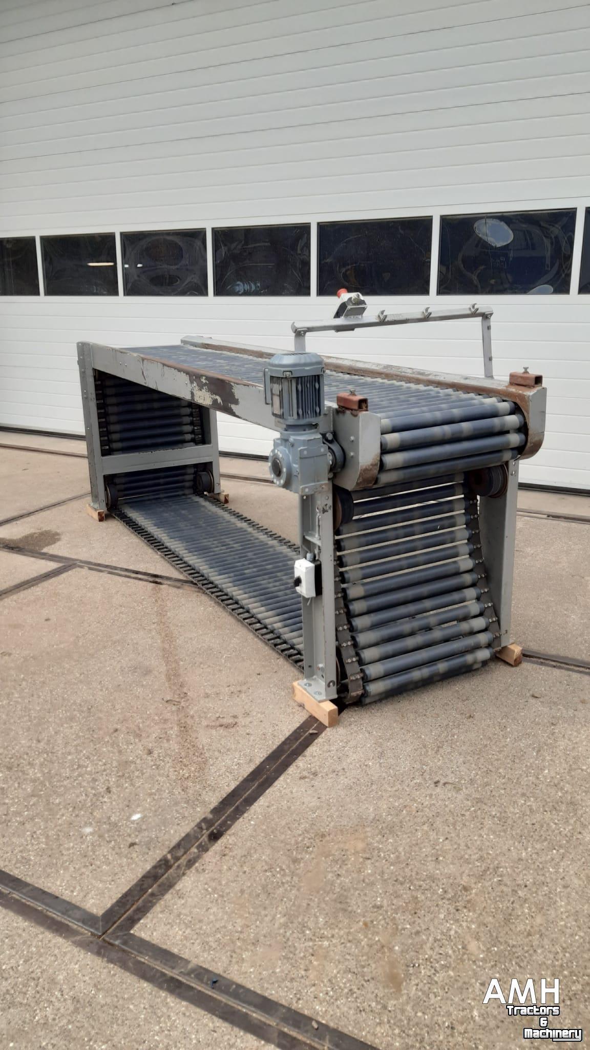 Sorting machine Grisnich Rollenleestafel 3050x600 ROLLENLEESTAFEL ROLLER INSPECTION BELT ROLLENVERLESETISCH