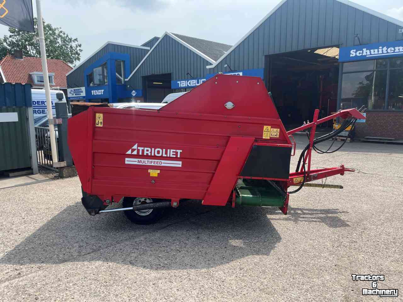 Silage-block distribution wagon Trioliet Multifeed voerdoseerwagen