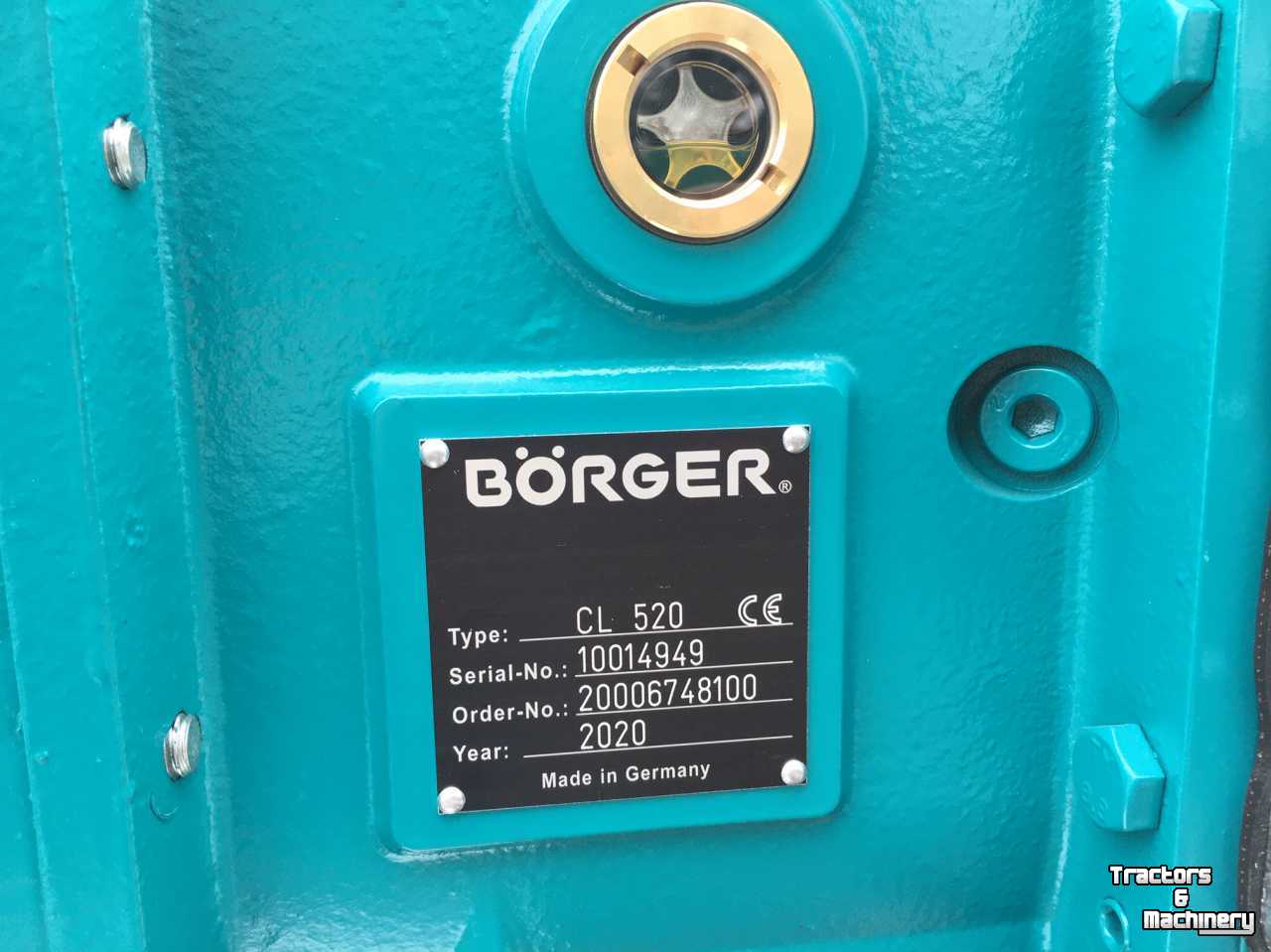 Manure pump Börger BORGER CL 520 Mestpomp op driepunstbok