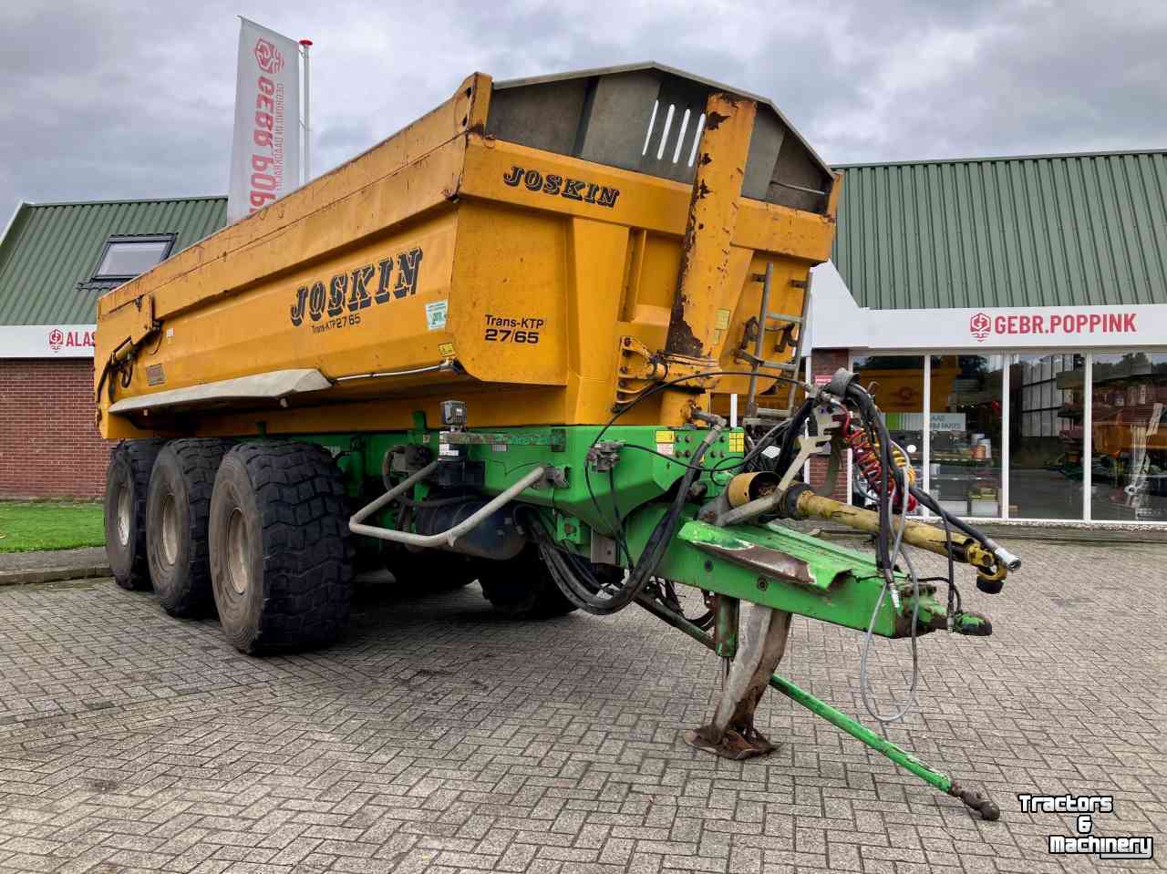 Earth- / Sand-dumper Joskin Tridem trans-KPT 27/65