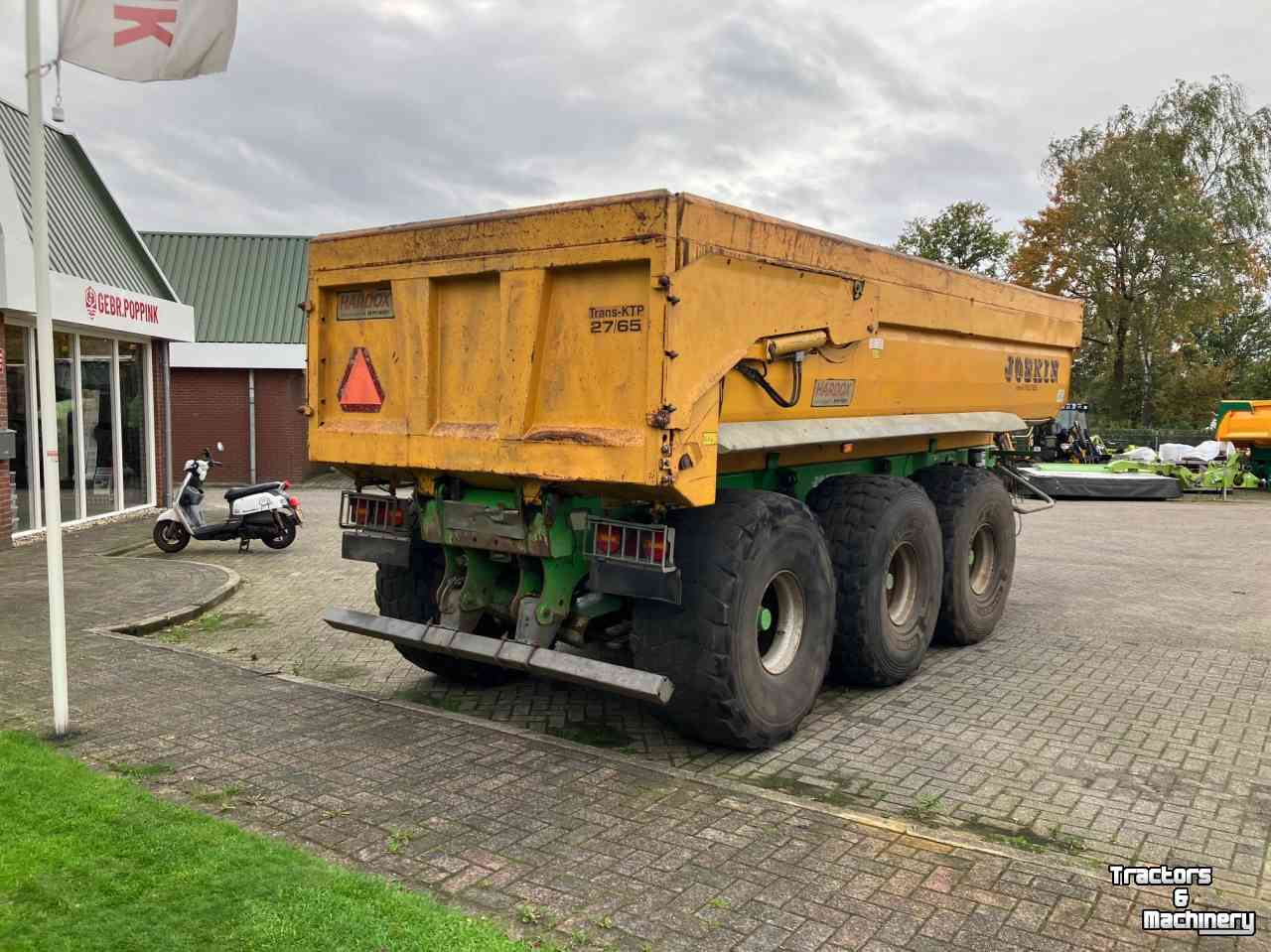 Earth- / Sand-dumper Joskin Tridem trans-KPT 27/65