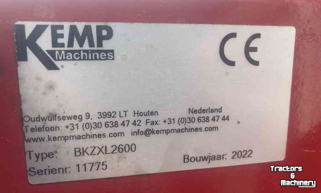 Bale clauw Kemp BKZ XL 2600 Balenklem