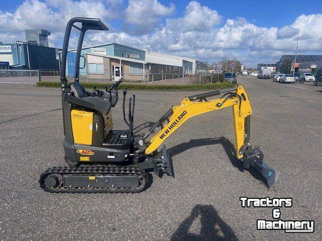 Mini-Excavator New Holland E12D minikraan incl 3 bakken