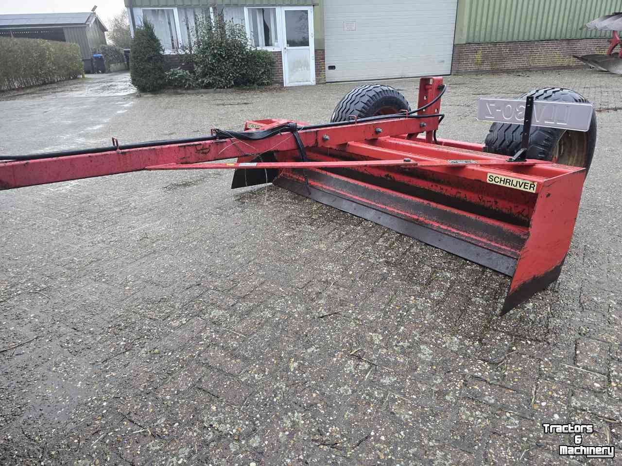 Scrapers  Schrijver kilverbak 250 cm