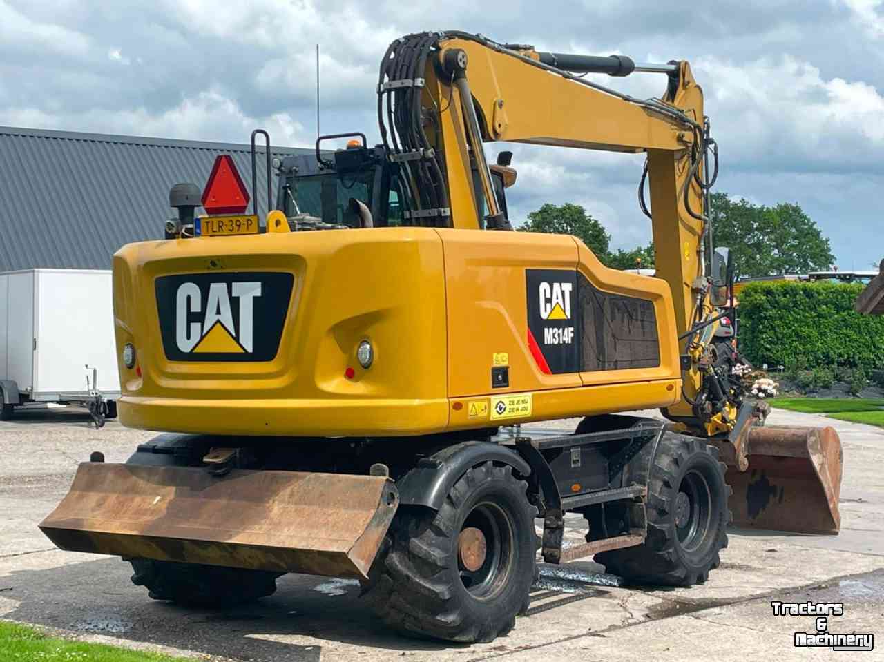 Excavator mobile Caterpillar M314F mobiele kraan draaikantelstuk