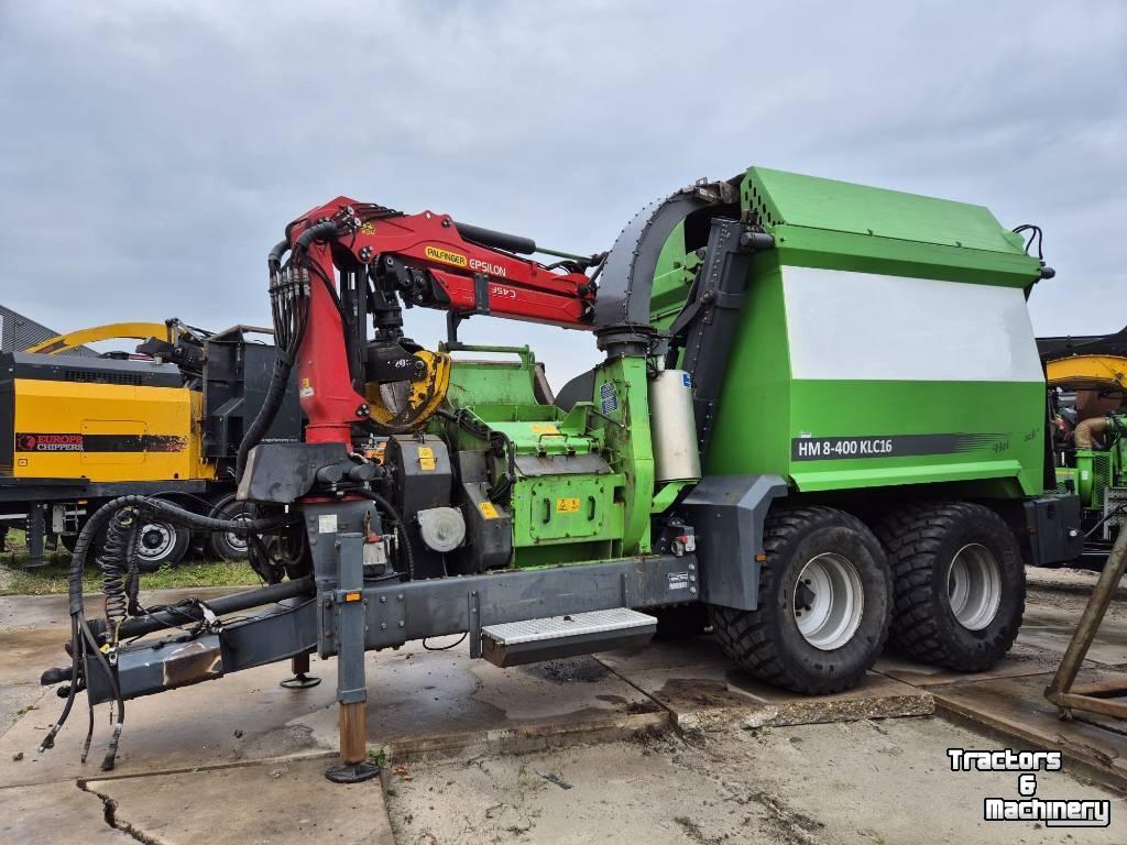 Wood shredder Heizohack HM8-400 KLC16 chipper combi