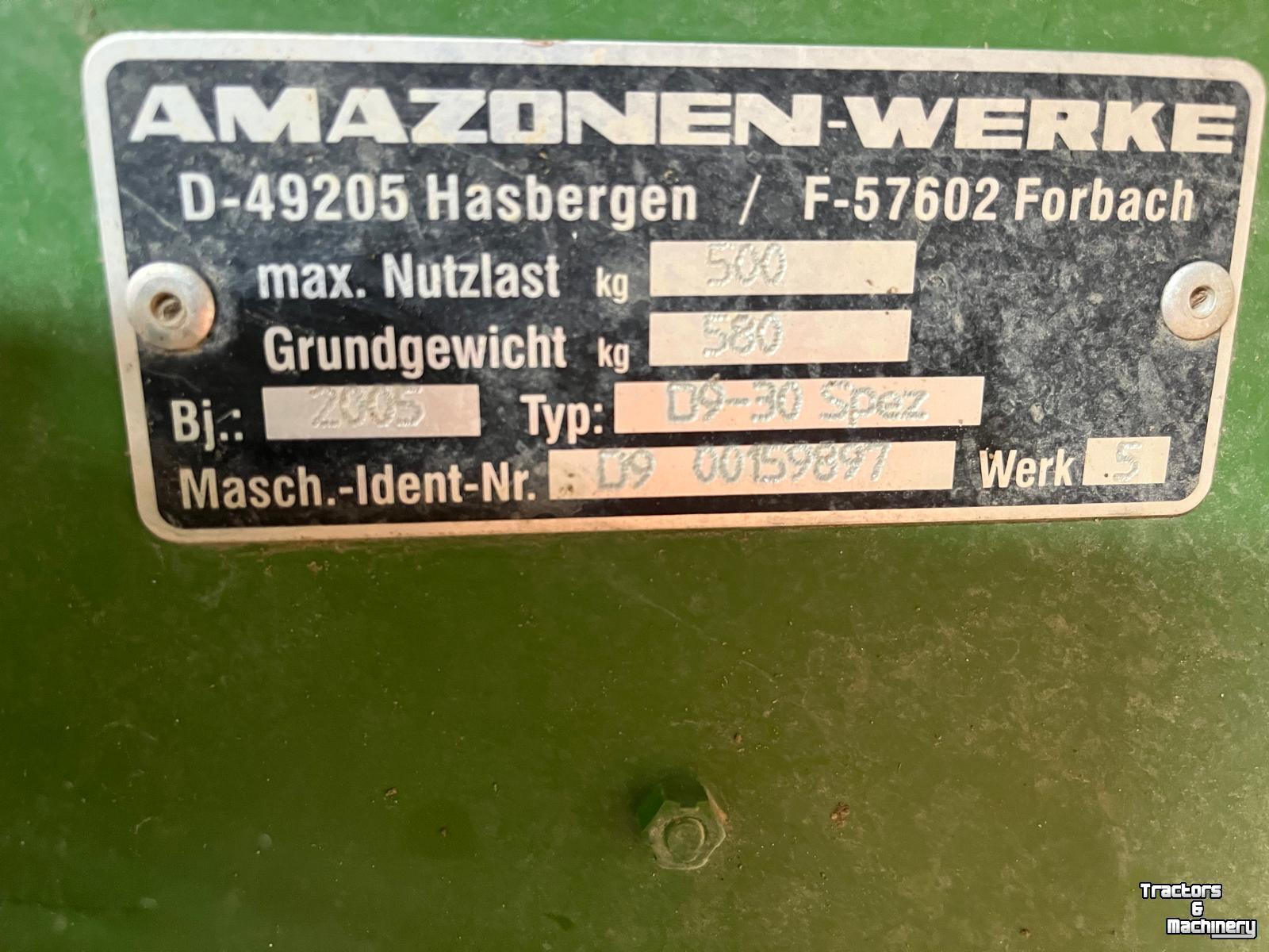 Seed drill Amazone D9-30 Zaaimachine