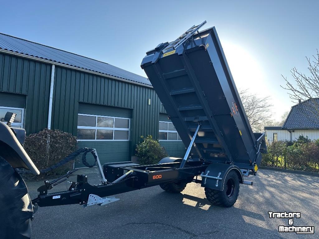 Dumptrailer Palmse Trailer PT600E-1A bakkenwagen bakkenkar kipper mobiele