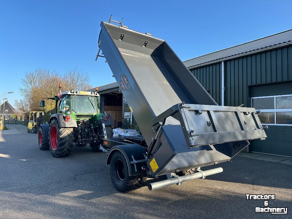 Dumptrailer Palmse Trailer PT600E-1A bakkenwagen bakkenkar kipper mobiele