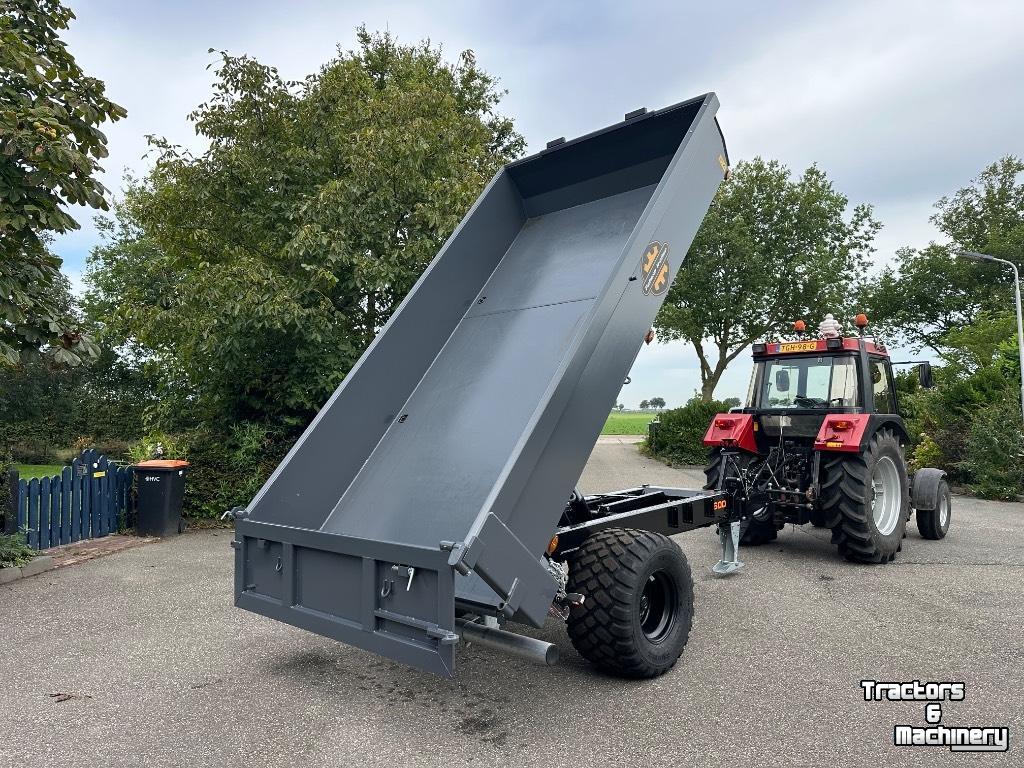 Dumptrailer Palmse Trailer PT600E-1A bakkenwagen bakkenkar kipper mobiele