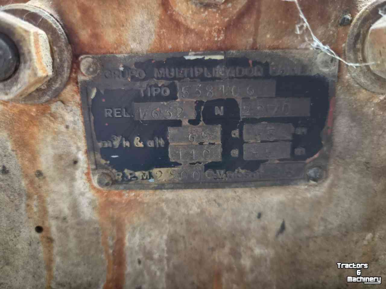 Irrigation pump  Beregeningspomp, aftakaspomp