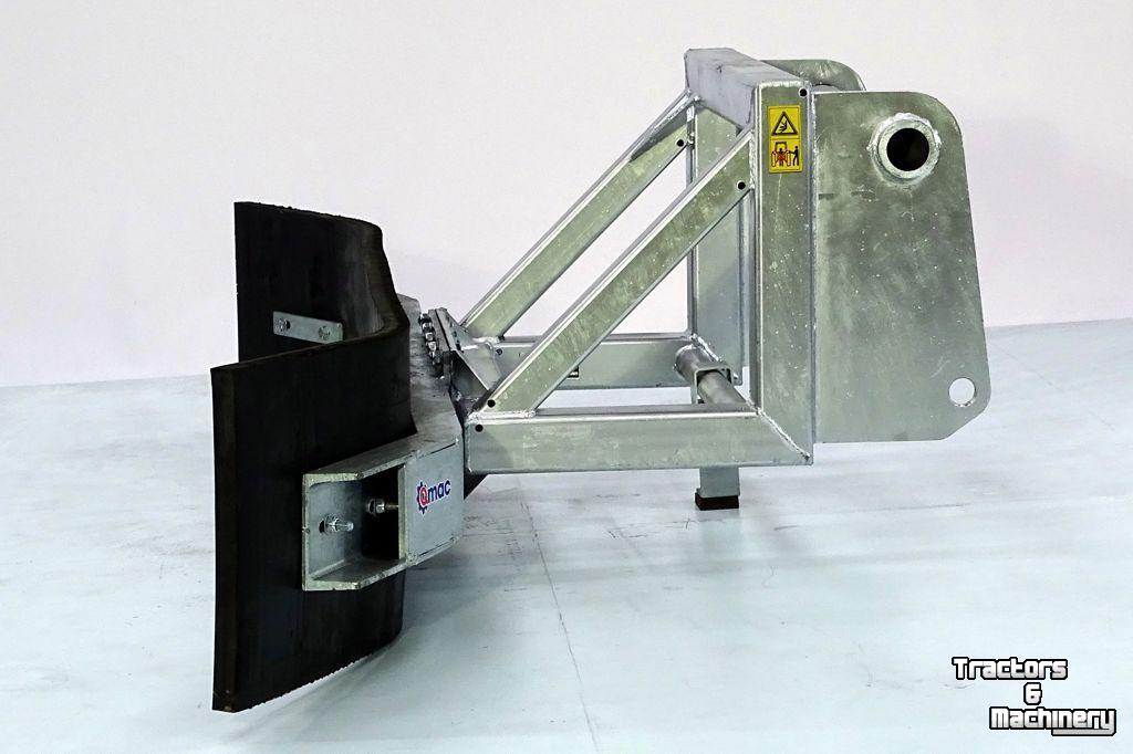 Rubber yard scraper Qmac 180 SCHUIF VAST MANITOU