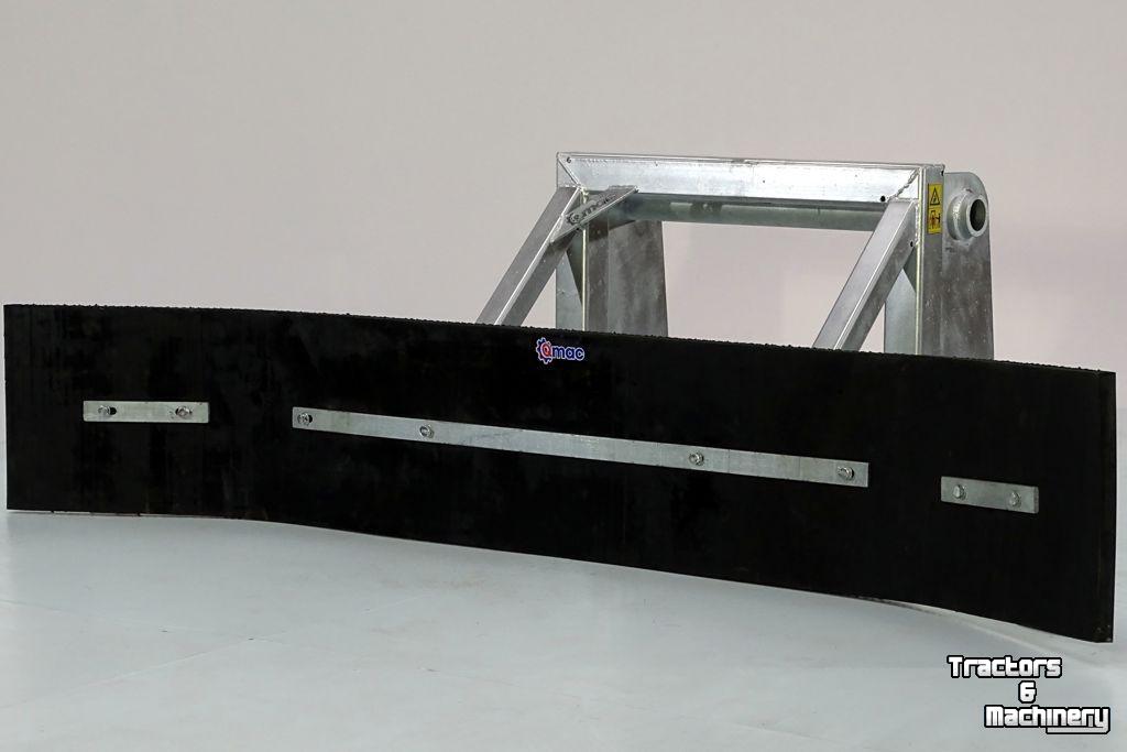 Rubber yard scraper Qmac 180 SCHUIF VAST MANITOU