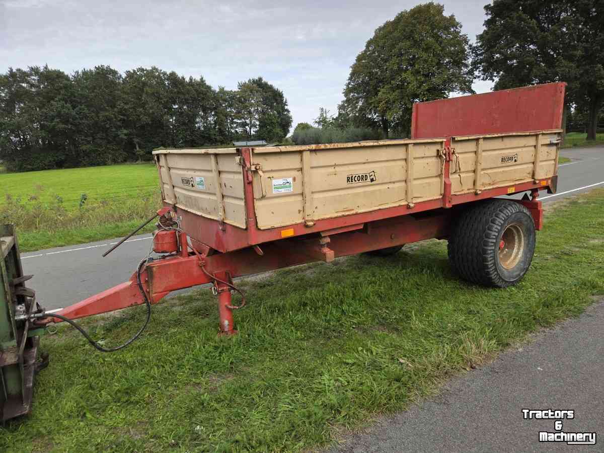 Dumptrailer Record Record SP 60 3 zijdige kipper 6 ton