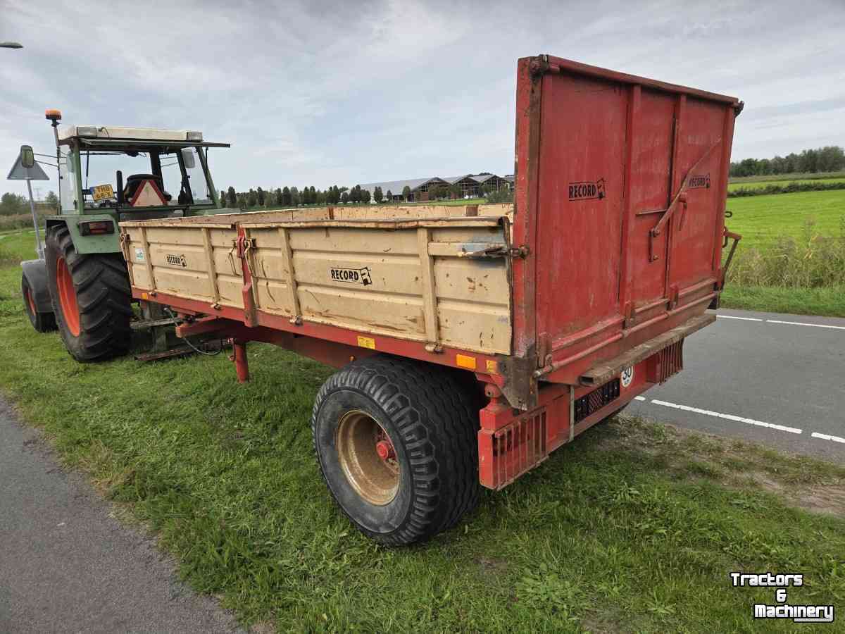 Dumptrailer Record Record SP 60 3 zijdige kipper 6 ton