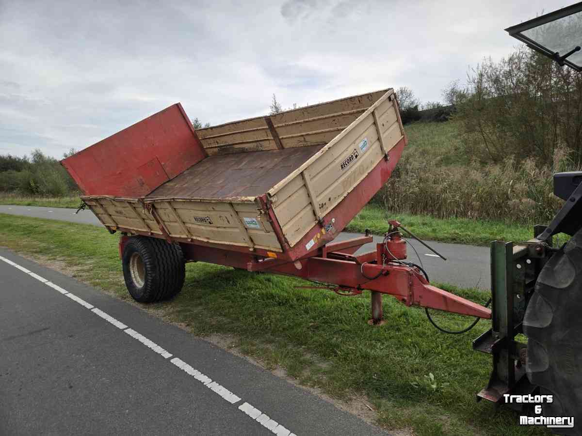 Dumptrailer Record Record SP 60 3 zijdige kipper 6 ton
