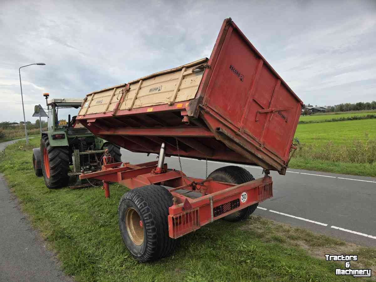 Dumptrailer Record Record SP 60 3 zijdige kipper 6 ton