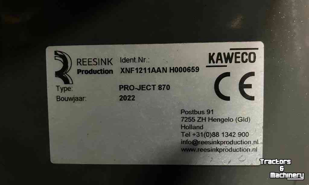 Grassland injector Kaweco PRO-JECT 870 Bemester