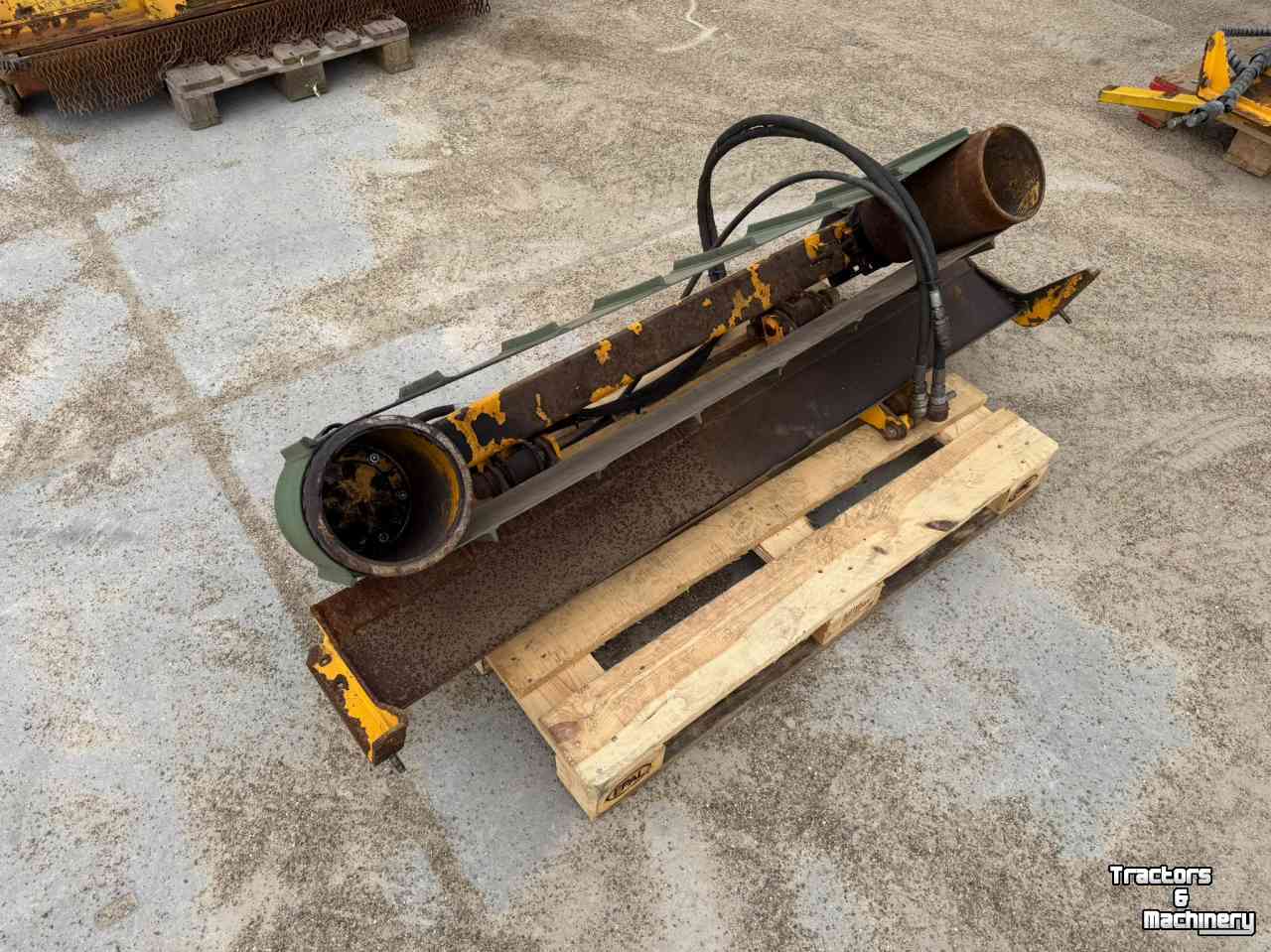 Flail mower Herder Transportband 150 afvoerband