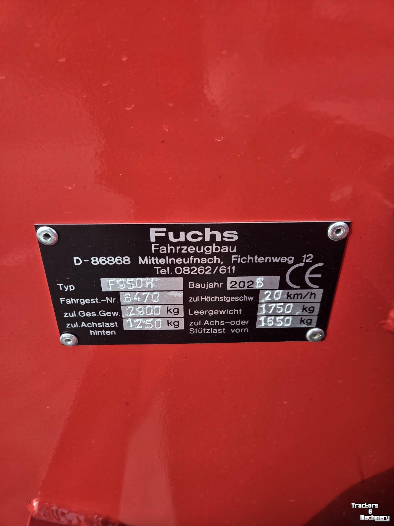 Wheelloader Fuchs Fuchs F950H nieuw