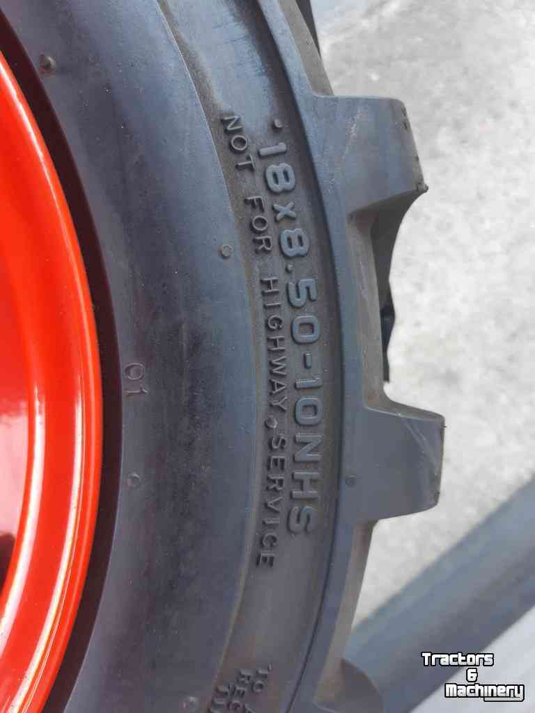 Wheels, Tyres, Rims & Dual spacers Kubota 18x8.50-10   1885010 Wiel