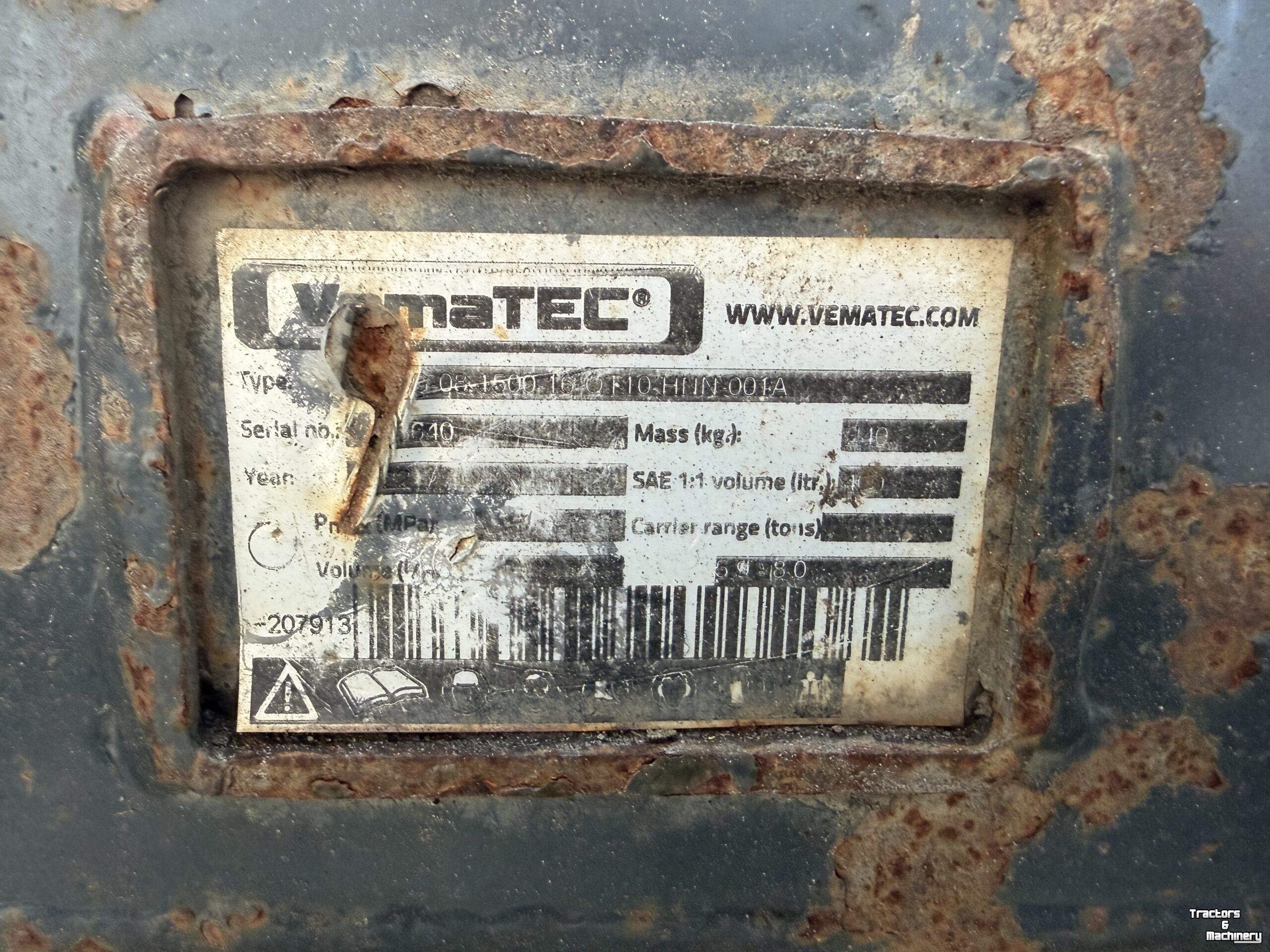Excavator buckets VemaTec Slotenbak