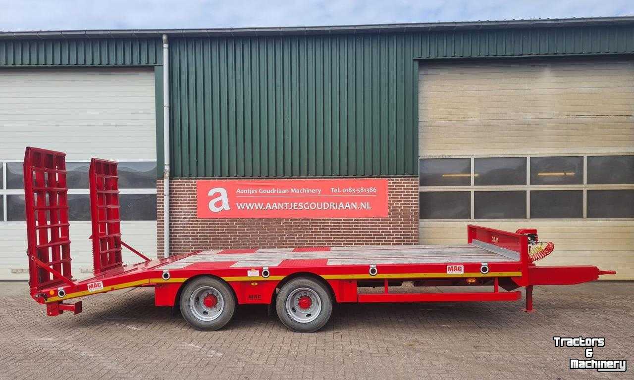 Low loader / Semi trailer MAC 16 Oprijwagen / Oprijkar