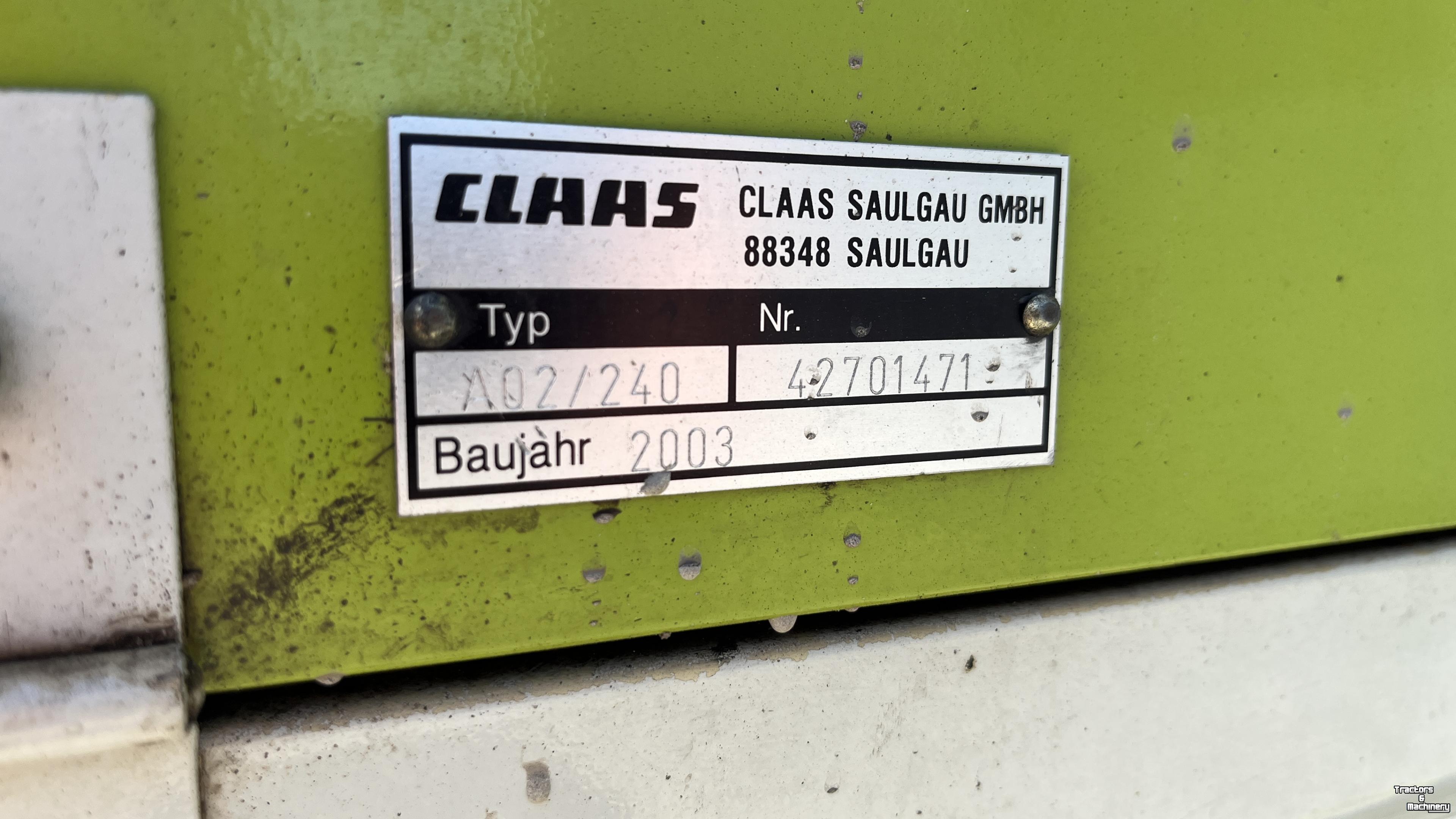 Cornhead Claas Feldfutter-SW 5,10 M