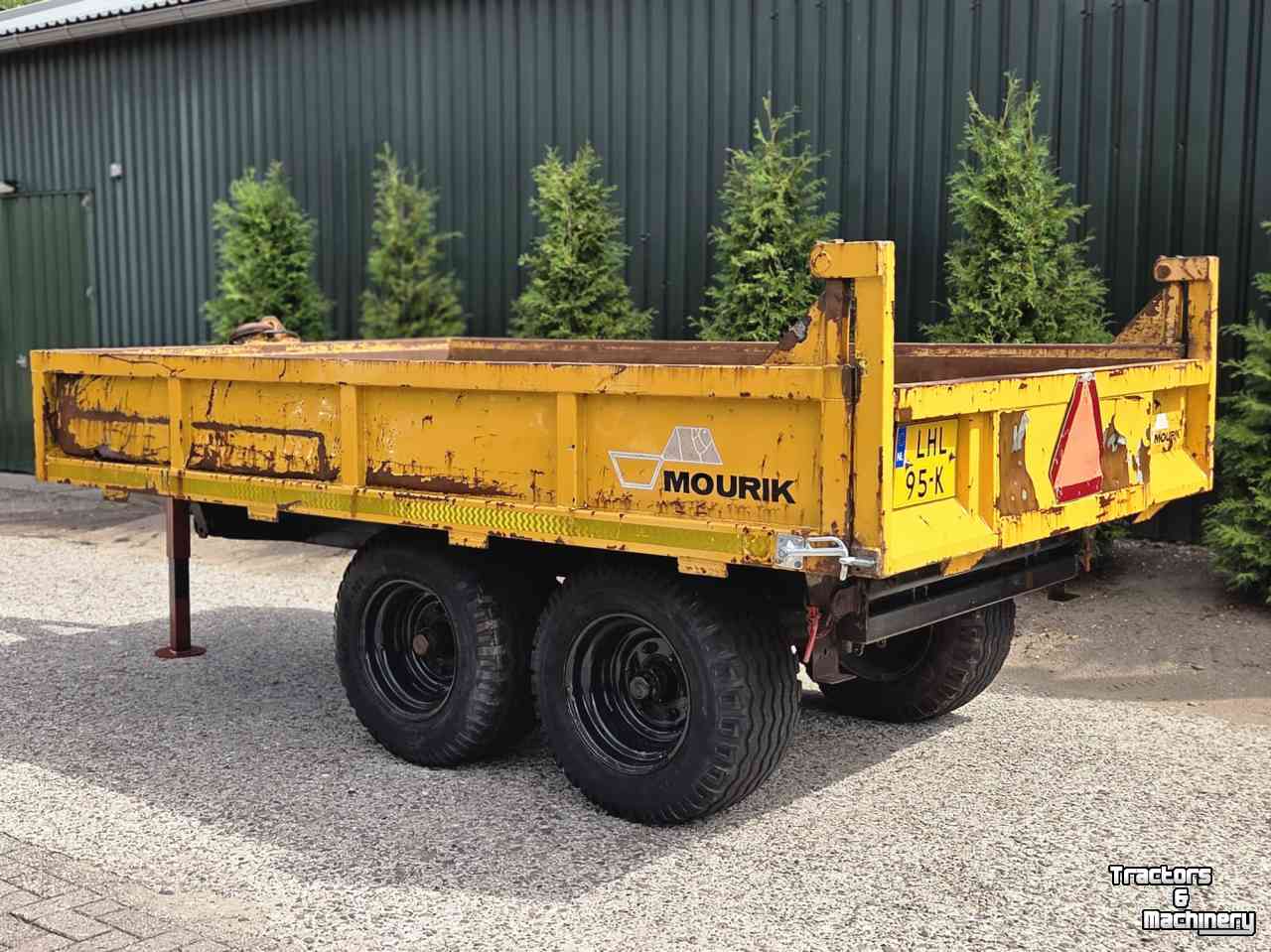 Dumptrailer Beco kippertje dumpertje 3 zijdige kipper bakkenwagen