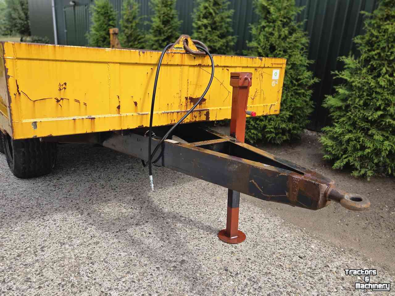 Dumptrailer Beco kippertje dumpertje 3 zijdige kipper bakkenwagen