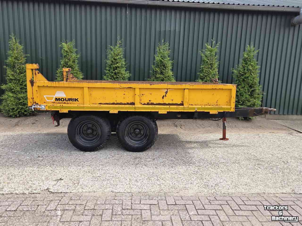 Dumptrailer Beco kippertje dumpertje 3 zijdige kipper bakkenwagen