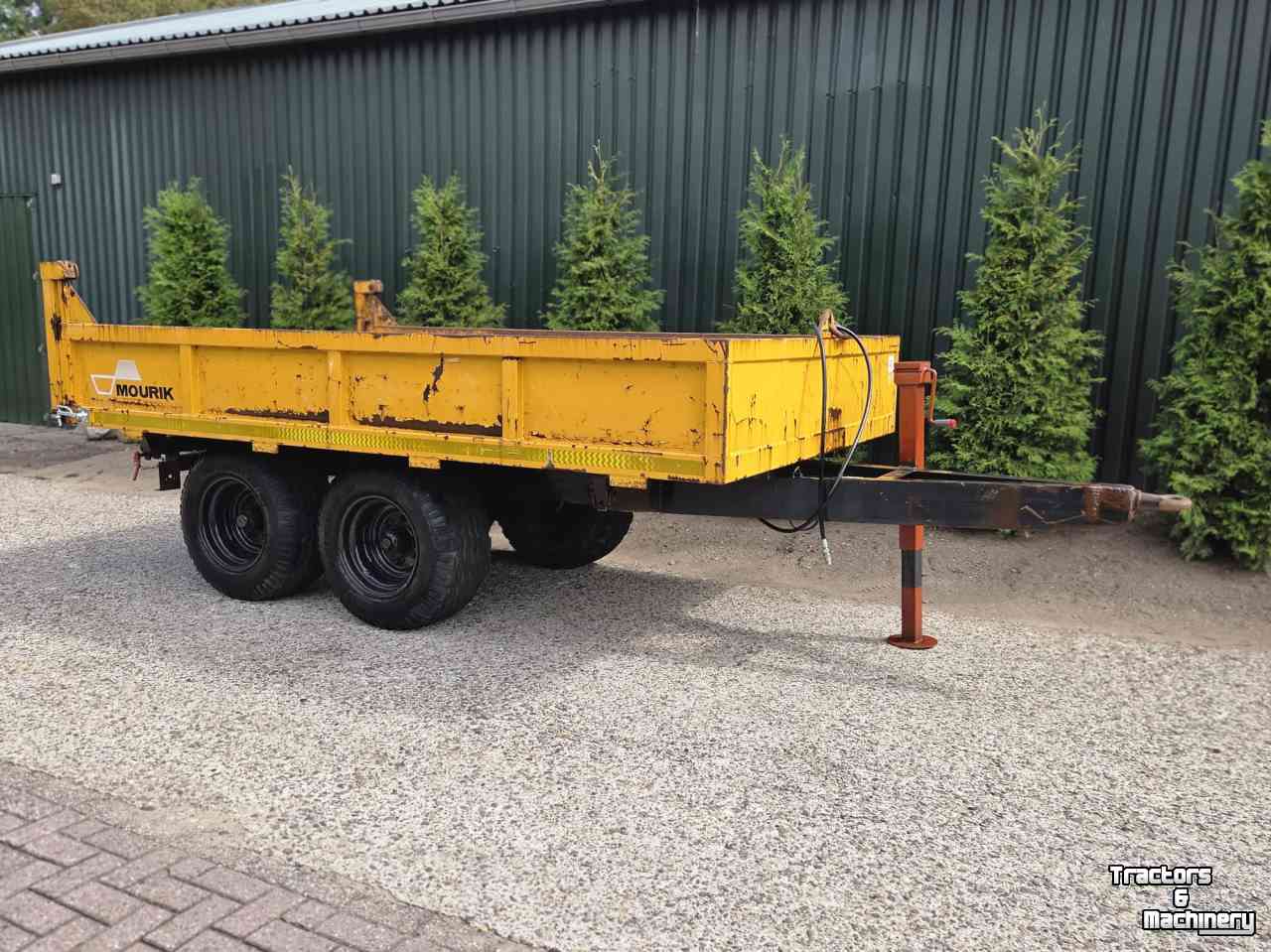 Dumptrailer Beco kippertje dumpertje 3 zijdige kipper bakkenwagen