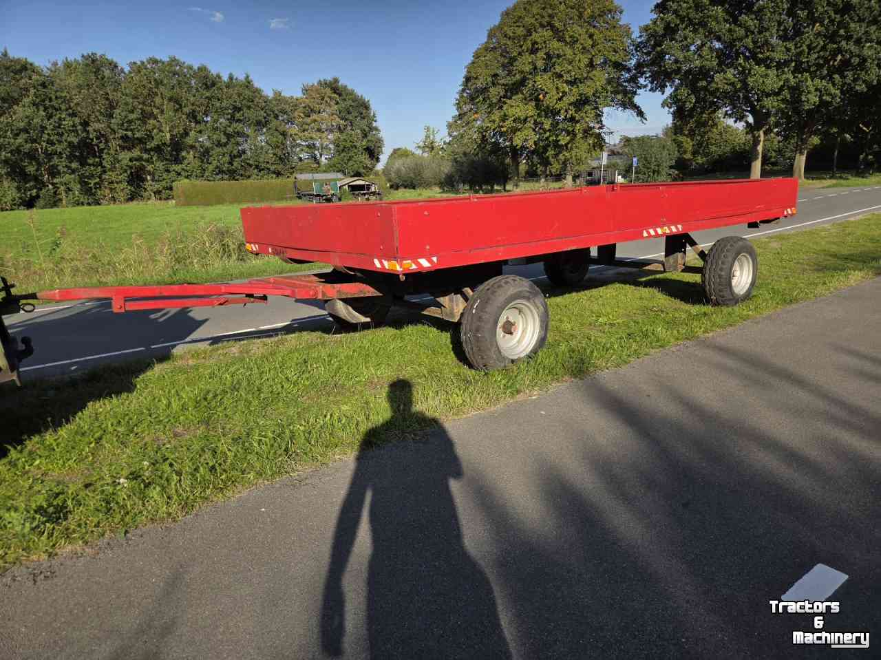 Agricultural wagon Kersten 6 tons landbouwwagen 520x245cm bakke wagen