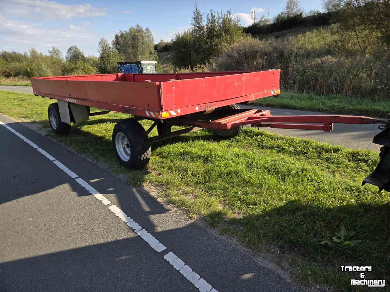 Agricultural wagon Kersten 6 tons landbouwwagen 520x245cm bakke wagen