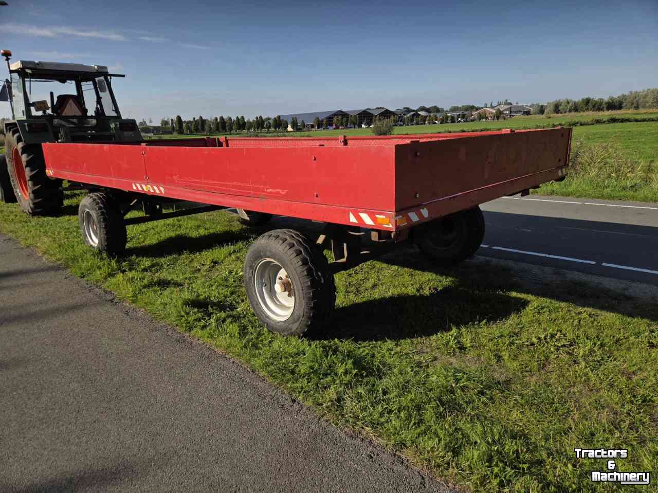 Agricultural wagon Kersten 6 tons landbouwwagen 520x245cm bakke wagen
