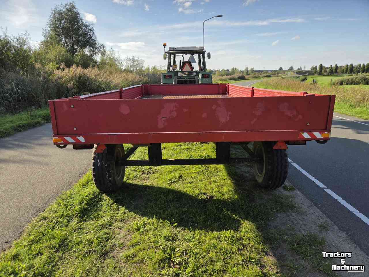 Agricultural wagon Kersten 6 tons landbouwwagen 520x245cm bakke wagen