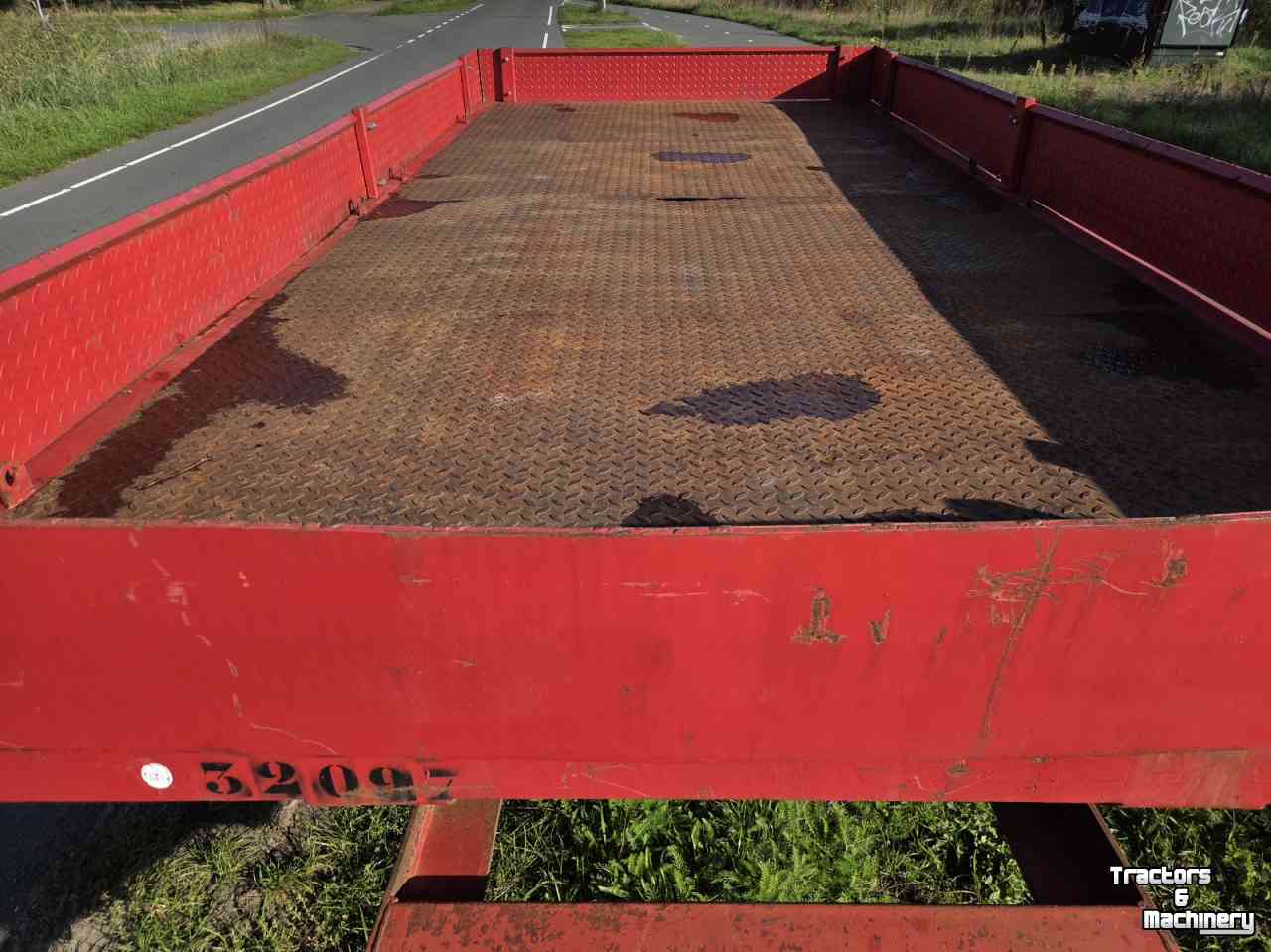 Agricultural wagon Kersten 6 tons landbouwwagen 520x245cm bakke wagen