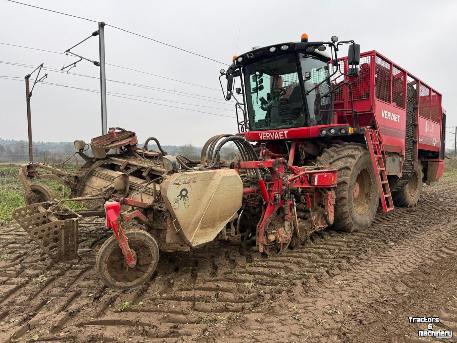 Sugar beet harvester Vervaet Q616 Rollerbed