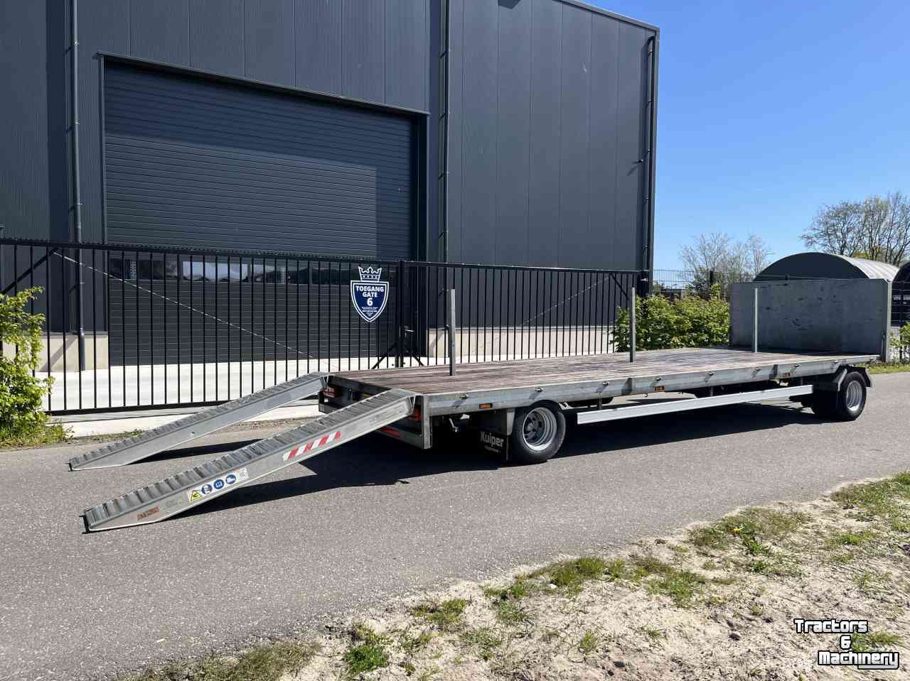 Truckwagon  Kuiper KD7002 Schamel aanhanger luchtgeremd
