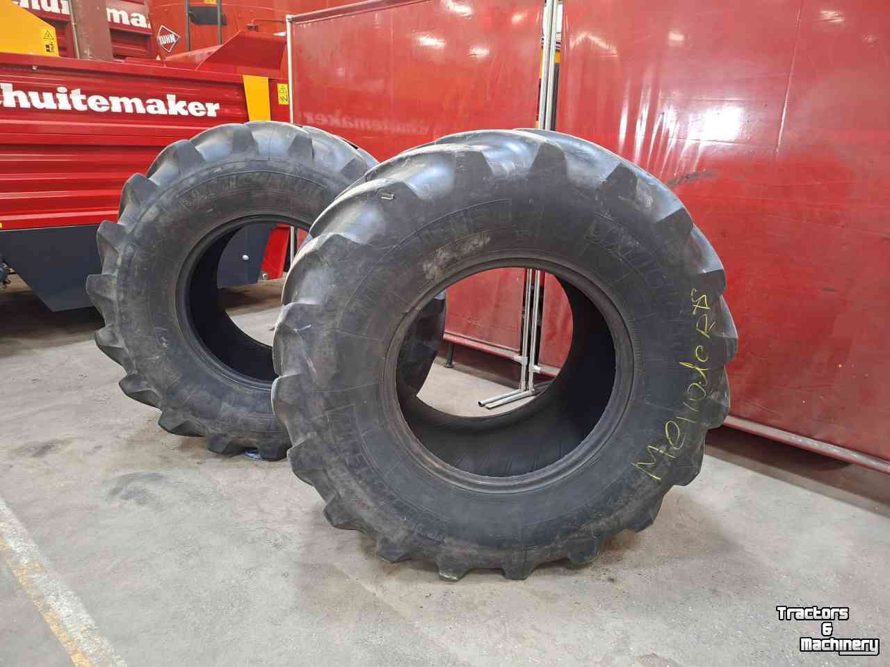 Wheels, Tyres, Rims & Dual spacers Michelin 540/65R24 MultiBIB