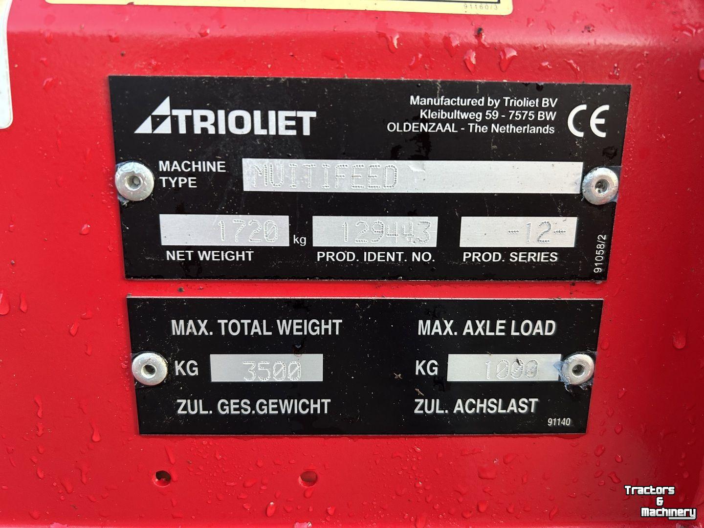 Feed mixer Trioliet MULTIFEED